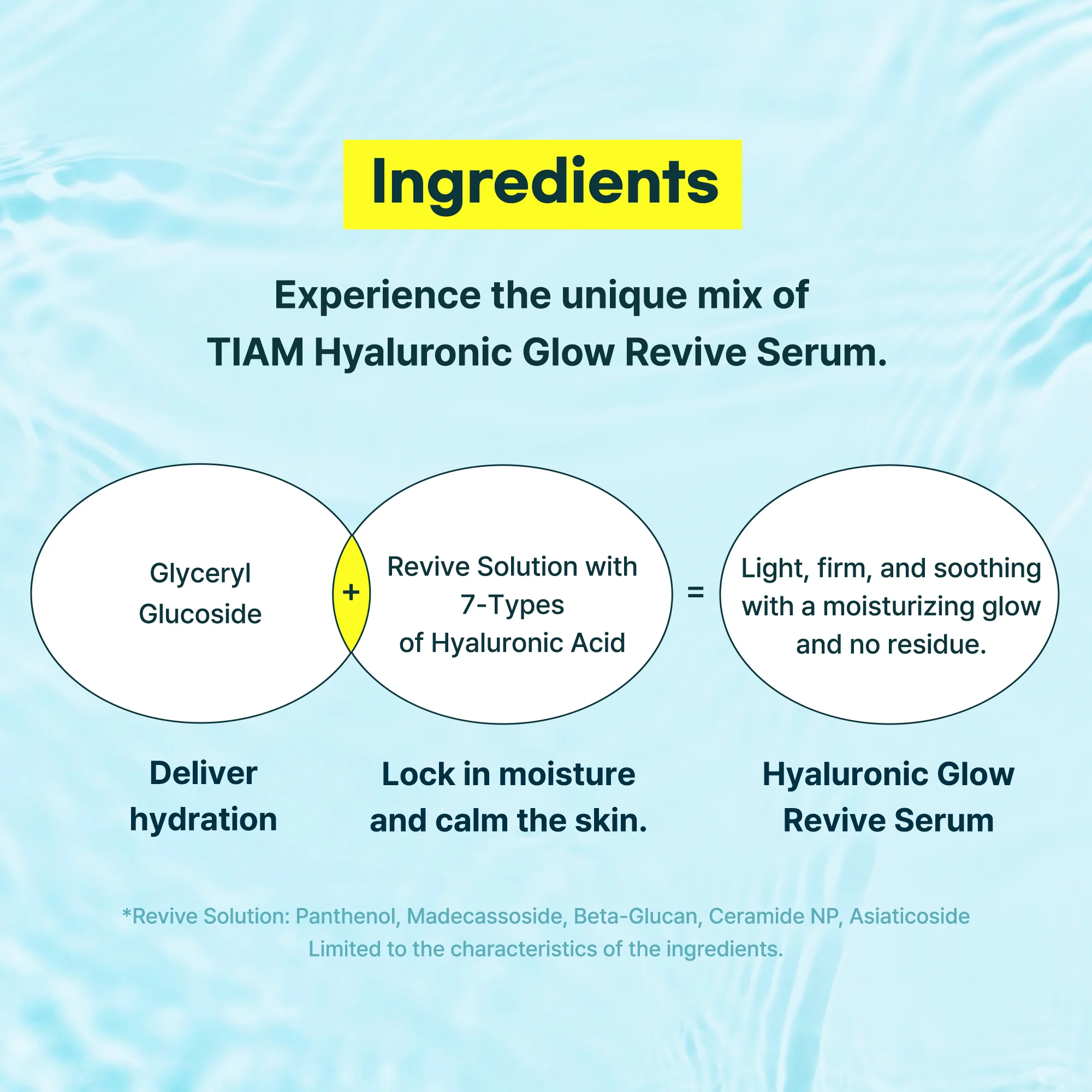 [TIAM] Hyaluronic Glow Revive Serum - 40ml - Image 11