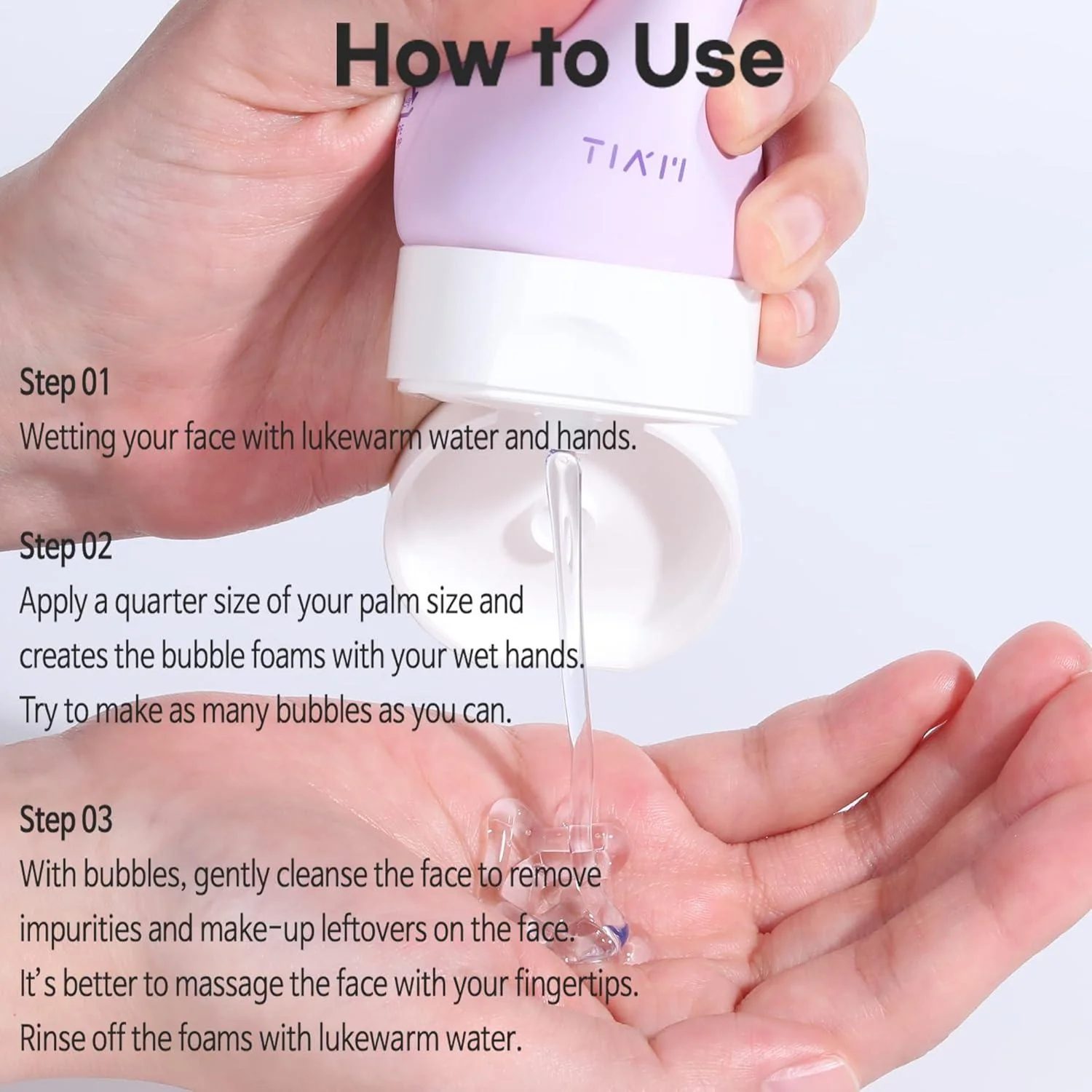 [TIAM] Snail & Azulene Low pH Cleanser - 200ml - Image 2
