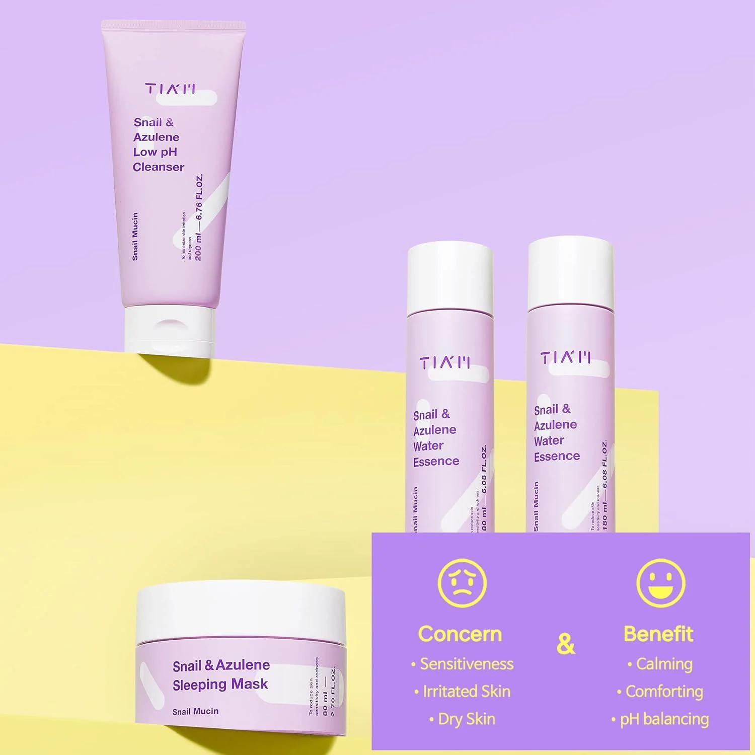 [TIAM] Snail & Azulene Low pH Cleanser - 200ml - Image 8