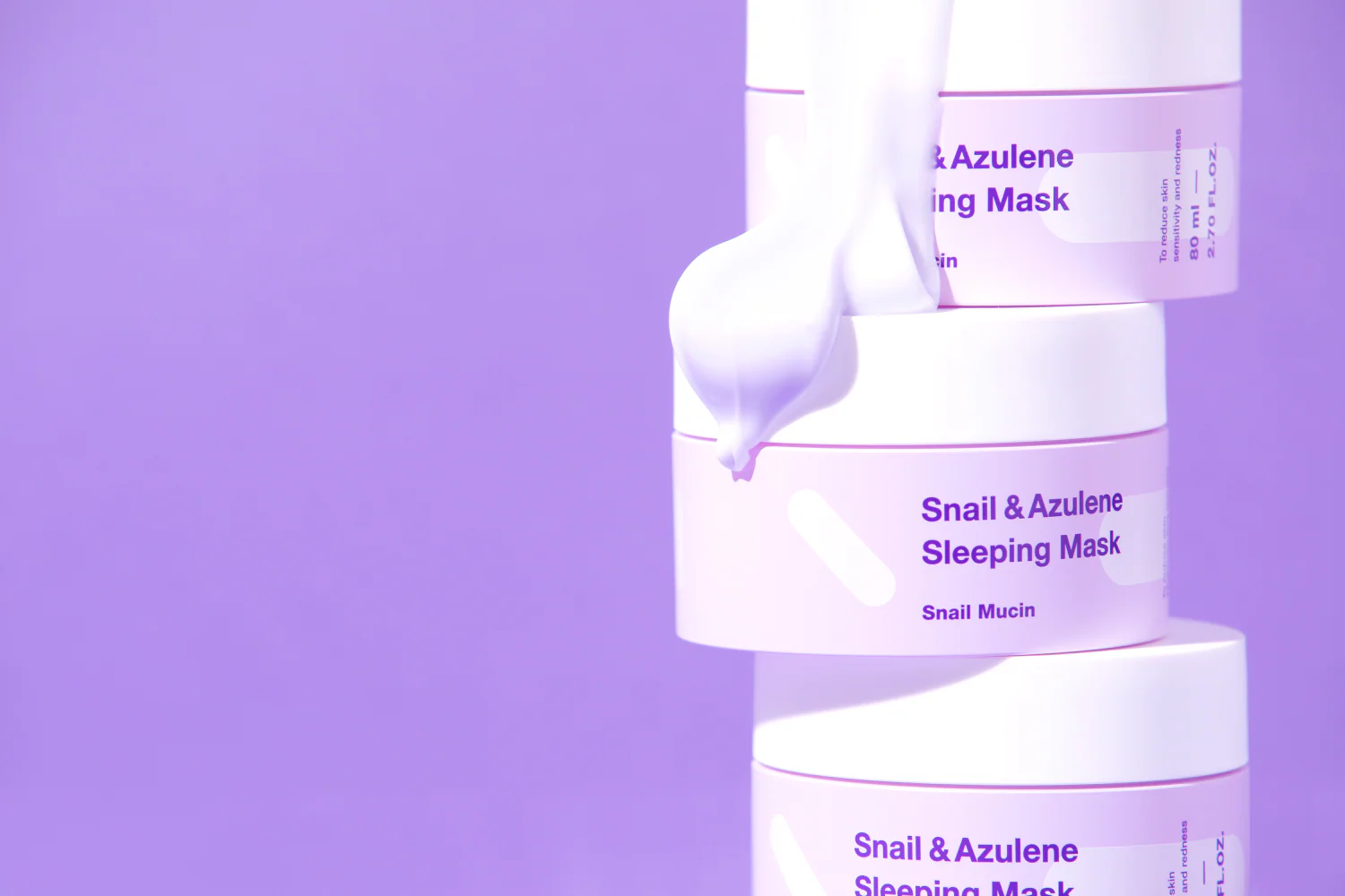 [TIAM] Snail & Azulene Sleeping Mask - 80ml - Image 6