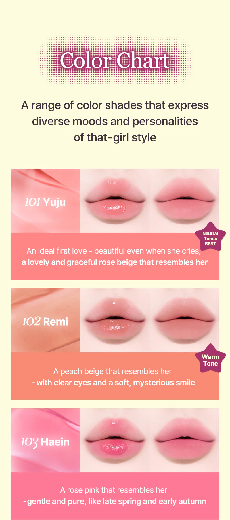 [Tiptoe] Tinte Sorbet Blurlet 4ml - 6 Colores - Image 4