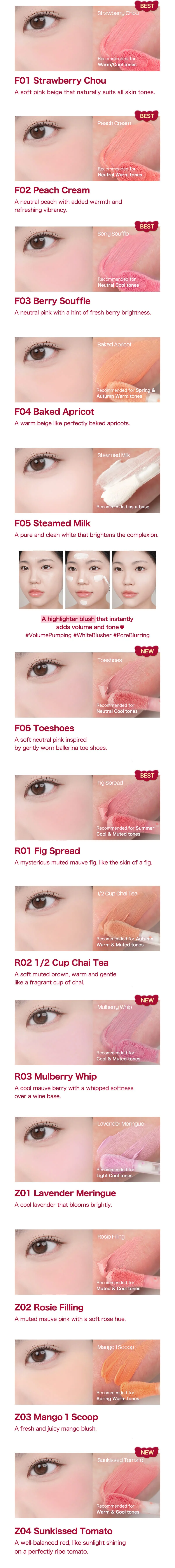 [Tiptoe] Blurry Puree Blush 5g - 16 colores - Image 14