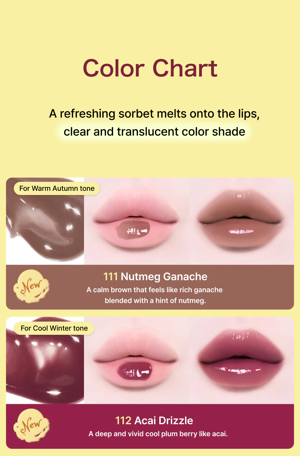 [Tiptoe] Glowit Sorbet Tint 4,5 ml - 12 colores - Image 6