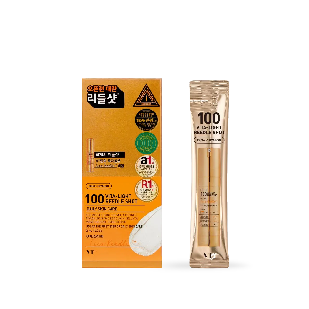 [VT Cosmetics] 100 VITA-LIGHT Reedle shot 10ea - Image 2