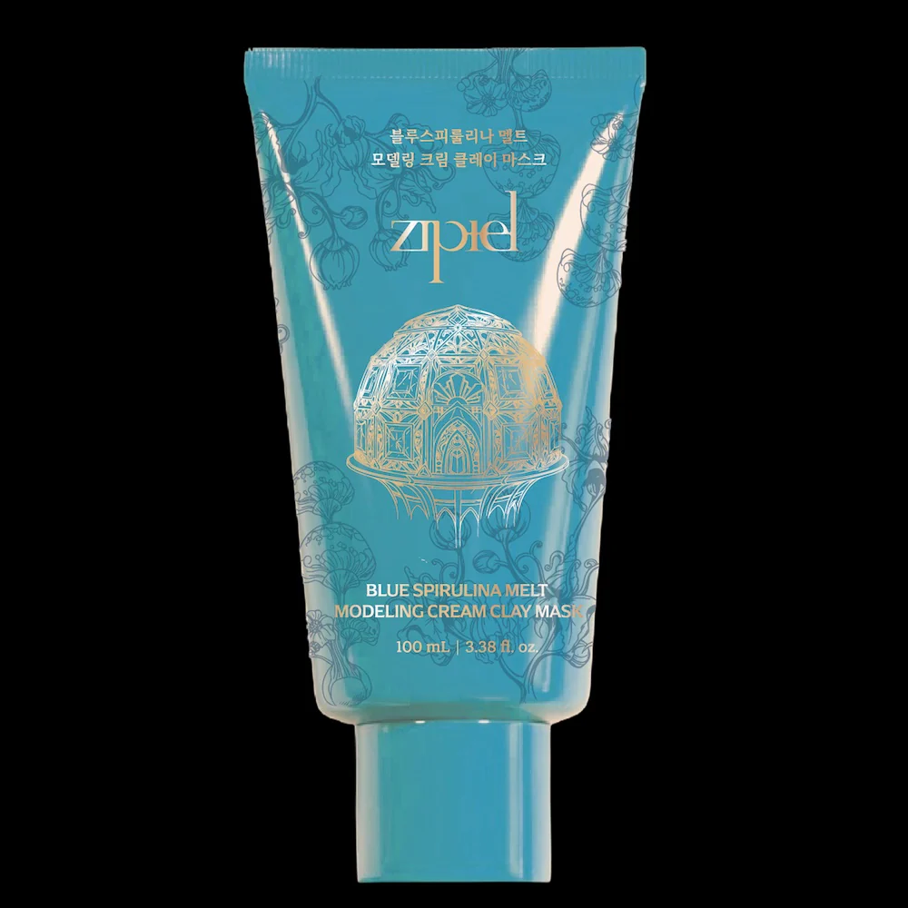[zipiel] Blue Spirulina Melt Modeling Cream Clay Mask 100ml - Image 5